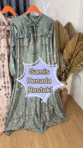 GAMIS SATIN SILK MEWAH | DENADA RAYA DRESS RESLETING BUSUI PAKAIAN KONDANGAN WANITA