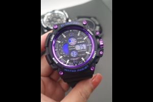 World Times นาฬิกาข้อมือผู้ชาย DASH ( DZH ) แบรนด์แท้ ดีไซน์สปอร์ต ระบบดิจิตอล มีไฟดูเวลากลางคืน