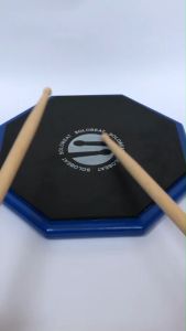 Drumpad 10 inch Sticking Drum Practice Pad Natural Wood