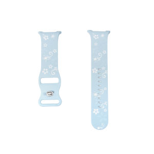Engraved Silicone Band for Samsung Galaxy Watch 9 8 44mm 40mm Sport Strap for Galaxy Watch 8 Classic 46mm Wristband Bracelet