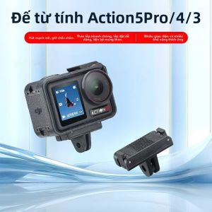 Magnetic Quick Release Mount Adapter for DJI Action 5 Pro/4/3 and Osmo Action 3/4