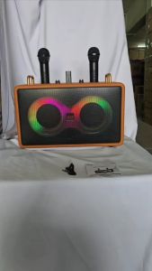 SKG ลำโพง บลูทูธ พกพา มีแบตในตัว 4นิ้ว x2 ไมค์ลอย 2ตัว รุ่น KG-073