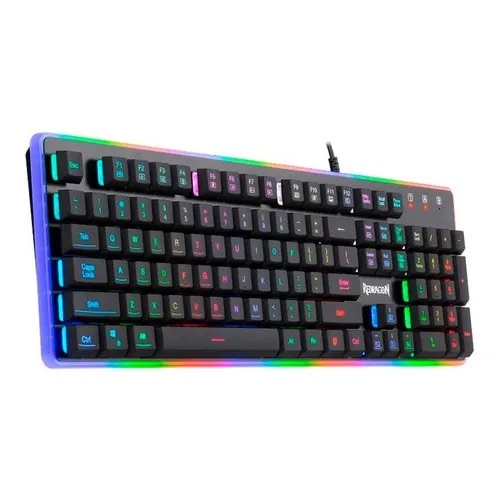 Redragon DYAUS 2 K509-RGB Gaming Keyboard 104 Key Quiet Low Profile Backlit Mechanical Feel Keyboard