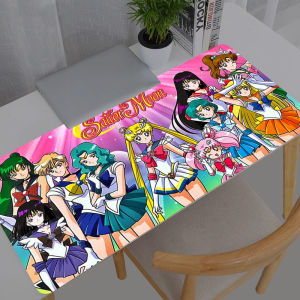 Bandai | Mouse Pad Sailor Moon Large Gamer XXL Keyboard Desk Mouse Mat Durable Carpet Rubber Tapis Souris Gaming Notbook Mousepad