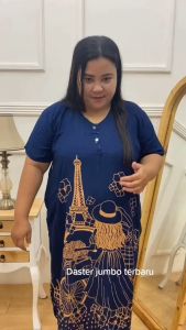 Daster Jumbo xxxl Rayon Tebal Terbaru 2023 Kekinian Viral Bisa COD - Ukuran Allsize Fit 90 Kg - LD 130cm PB 125cm - Busui Kancing Depan - Saku Samping - Ecer Bisa Pilih Warna
