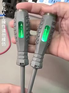 เครื่องทดสอบแรงดันไฟฟ้าปากกา ทดสอบแบบเหนี่ยวนำเครื่องมือทดสอบไฟฟ้าปากกา เป็นกลางการตรวจจับการเปิดสาย