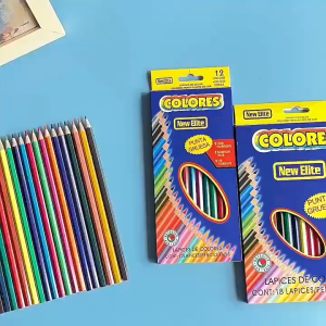 Oil‑Based Colored Pencils Set 12/18/24/36 Colors for Kids Elementary Student Drawing Coloring Art School Supplies
