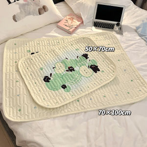 แผ่นรองนอนซักได้ กันลื่น ใช้ได้ทั้งปี สำหรับหอพักและบ้าน แผ่นรองนอนช่วงประจำเดือนแบบใหม่ 2025 แผ่นรองนอนกันรั่ว