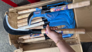 Dao phát cỏ phát câychặt cànhcán gỗ dài 40cmlưỡi dài 30cm -siêu sắc bén