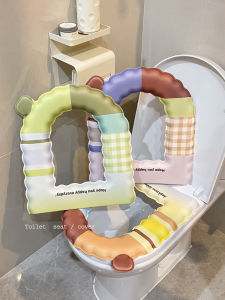 Thickened Toilet Seat Cushion Adhesive Easy to Clean Waterproof New Arrival for Winter And All Seasons Universal EVA Toilet Seat Cover