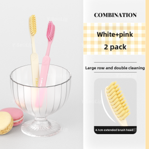 YIYANSENLIN | Long & Wide Head Soft Bristle Toothbrush