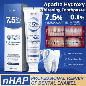 Oral Cleaning Hydroxyapatite Toothpaste Stain Removing Whitening Toothpaste Fresh Breath Anti-Caries Protects Tooth Enamel