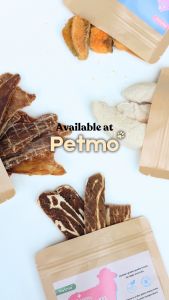 Petmo Dehydrated Pet Treats - Lamb Liver & Lung For Dogs & Cats 50g All Natural Jerky
