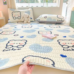 Summer Cooling Bedding Set Ice Silk Sleeping Mat