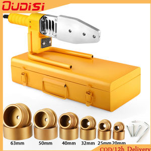 OUDISI 1000W Pipe Welding Machine 20-63mm Pipe Welding Machine Plastic Welded Pipe Hot Melt Tool