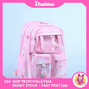 IFASHION 2572 Easy Carry Primary School Backpack For Girls Schoolbag Beg Galas Sekolah Perempuan Ringan