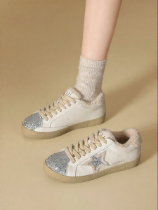 Josiny | Warm White Casual Shoes