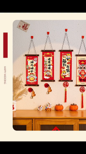 2026 New Model Spring Couplets Hanging Decorations for Home Atmosphere Arrangement and Decoration