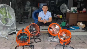 Quạt hút khói bếp cao áp Cánh 25CM/ 30CM (DẠNG SÀN CÓ CÔNG TẮC)