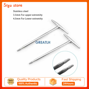 Bone Screw Extractor with T Handle Orthopedics Veterinary Instrument