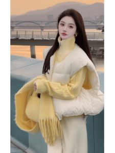 Korean Style High Collar Zipper Sweater Jacket Womens Autumn Winter Thick Lazy Style Base Knitted Open Cardigan