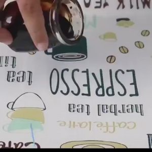 Tatatakan piring Alas piring meja makan bahan PVC anti panas