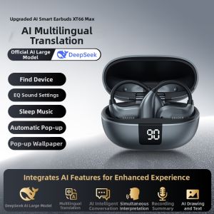 Lenovo | AI Translation Wireless Bluetooth Earphones Over-ear Comfortable Wear Sports