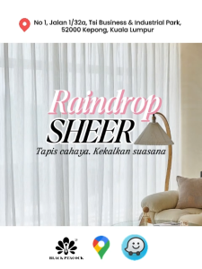 BlackPeacock【Ready Stock】Premium Soft Curtain Sheer/Soft Langsir Putih/Day White Curtain Sheer Putih