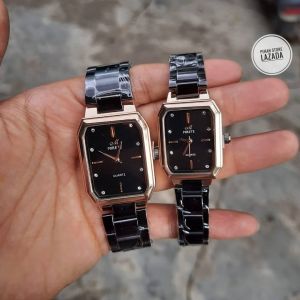JAAM TANGAN WANITA MIRETE SEGI EMPAT ANALOG TAHAN AIR STRAP RANTAI STAINLESS STEEL BERKUALITAS MURAH REALPICT BISA COD