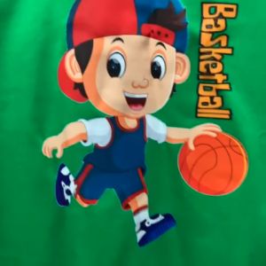 Kaos Anak Laki-Laki Gambar Basket Usia 2-14th Combat 30S