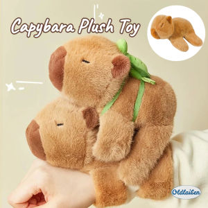 Oldlaiben Capybara Slap Snap Cute Wristband with Animal Plush Toys Plush Capybara Slap Circle Kid Christmas BirthdayGifts
