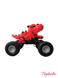 Xe khủng long địa hình phun nước có đèn tặng kèm pin sạc usb Điều khiển từ xa