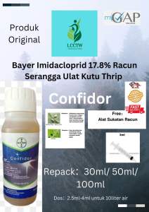 Confidor 200SL Bayer Imidacloprid 17.8% Racun Serangga Ulat Kutu Thrip Trip