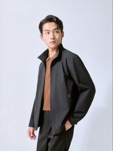 Summer Thin Collar Mens Business Casual Jacket