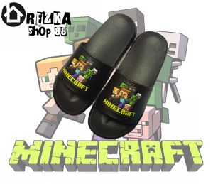 Sandal Anak Laki laki karakter Minecraft Maincraft Usia 4-14 tahun Kekinian Cowok Cewek