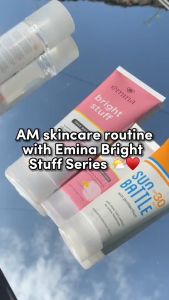Emina Bright Stuff Face Wash 100mL/50mL - Sabun Muka Cerah Glowing Anti Kusam