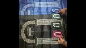 Portable Muslim Prayer Rug 60x100CM Waterproof Braided Design Lightweight Travel Home Islamic Prayer Mat Blanket