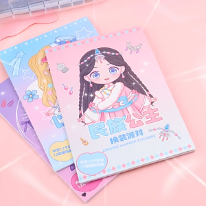 {SG Local} Cute style dress-up sticker book for children cartoon DIY craft