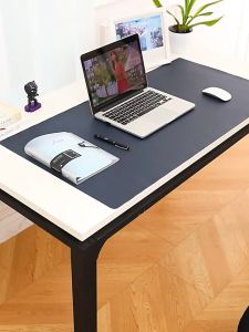 Large Mousepad Anti-slip Keyboard Mat Waterproof Office Table Mat PU Leather Gaming Mouse Pad