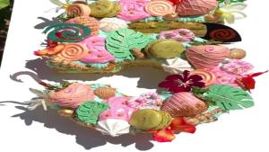 Glittery Moana Inspired Cupcake Toppers Moana Cake Toppers Hawaiian Birthday Decoration for Tropical Luau Summer