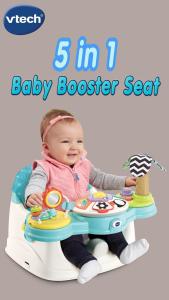 VTech 5 in 1 Baby Booster Seat includes Baby Dining Chair High Chair Floor Seat Booster Seat High Chair Seat Positioner Chup Dulu