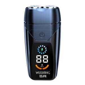 Máy Tỉa Râu Điện Tử Di Động Tự Động Sạc Cho Nam Máy Cạo Râu Mới Bộ Phận Lưỡi Cạo Bằng Thép Không Gỉ Lớp Bảo Vệ Chống Nước