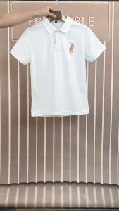 polo shirt pria putih kemeja kerah stand premium pola kaos kerah dewasa t shirt