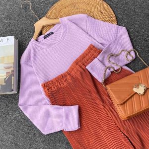 Oneset OOTD Kaos Wanita Lengan Panjang