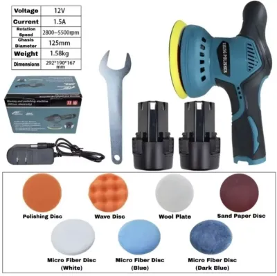 [LOCAL SELLER] 12V Cordless Electric Polish Machine / Car Polishing / Grinding Machine / Car Waxing Polisher / Portable