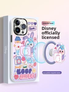 Asina | Anti-Shock Full-Cover Magnetic Stand Case for iPhone 13 14 15 17 Promax Cartoon Design