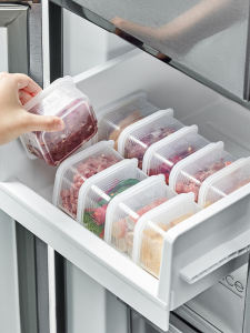 Japan Import Refrigerator Frozen Meat Compartment Box Frozen Food Grade Storage Box Special Small Fresh-Keeping Box Separately Packed Case