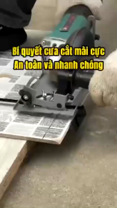 Giá đỡ máy cắt cầm tay. Giá đỡ Máy mài góc điều chỉnh dụng cụ hỗ trợ nắp bảo vệ đế cắt dày máy cắt - MOGEE
