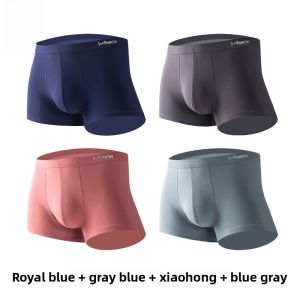 MiiOW | Mens Cotton Underwear Breathable Lightweight Boxer Shorts Pure Cotton Summer Loose Fit Comfortable Large Size Sport Style