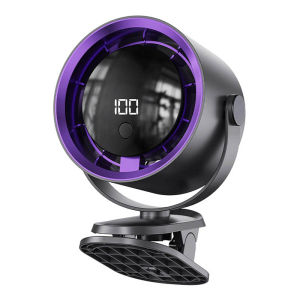 เดสก์ท็อปพัดลมไฟฟ้ามินิชาร์จแบบพกพาคลิปพัดลมบ้าน 100-speed จอแสดงผล LED แขวน Air circulator พัดลมสําหรับรถเข็นเด็กทารก